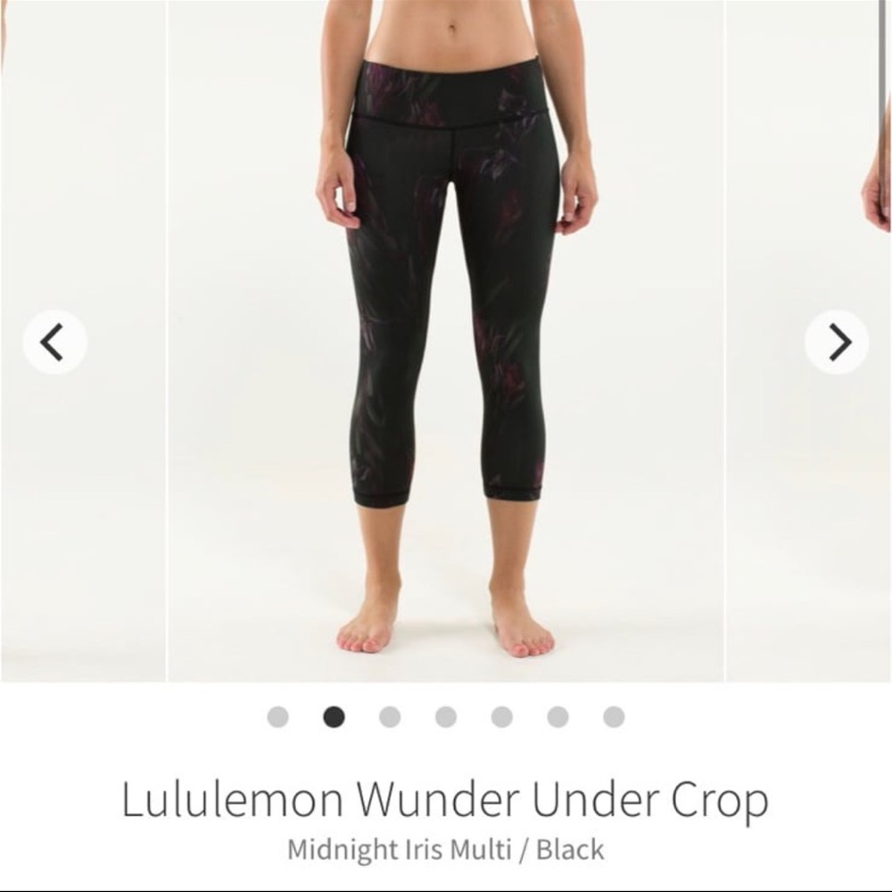 Lululemon Midnight Iris Wunder Under Crops 4
